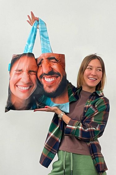 Шопперы с принтом